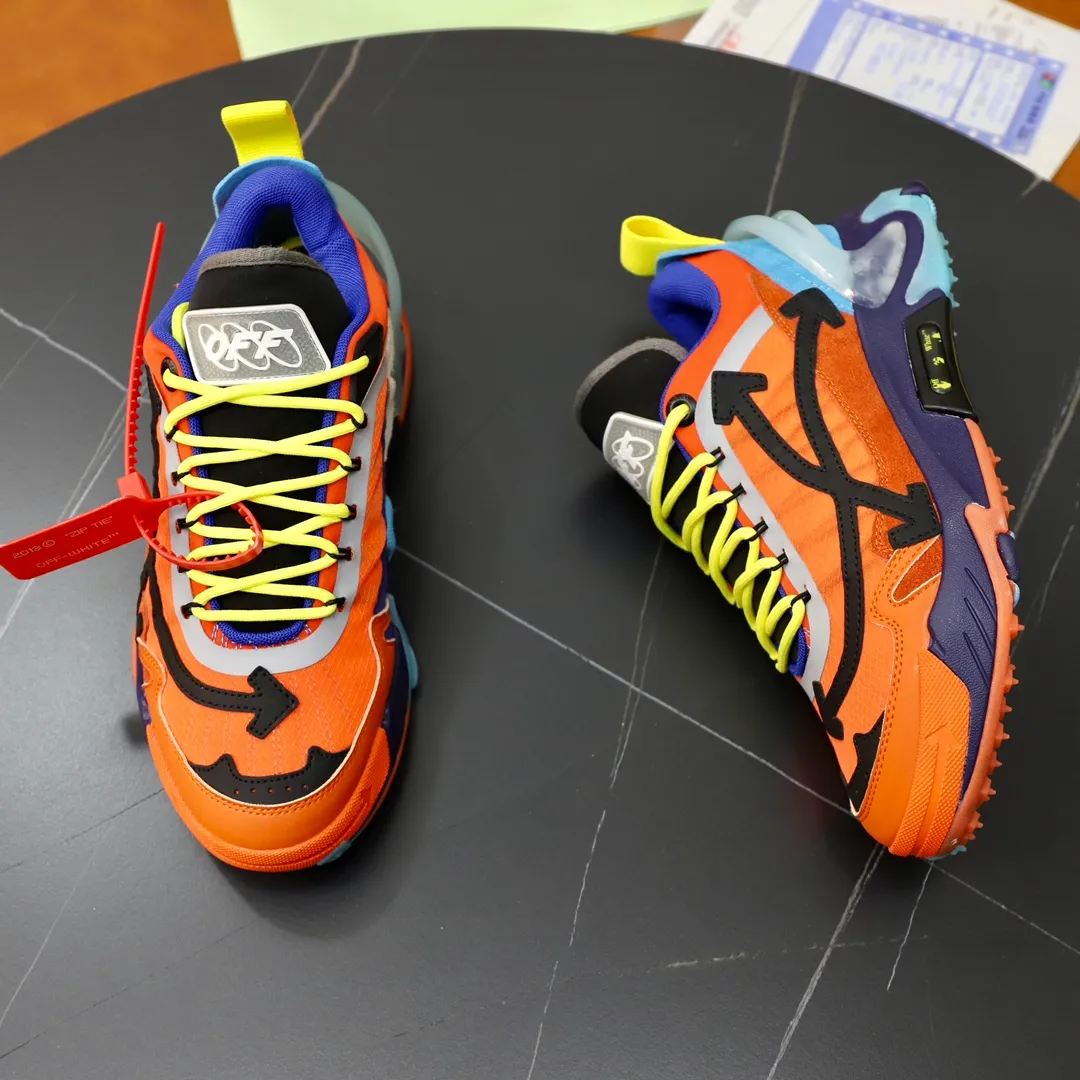 Men's shoes: 330💶[off-white]👫 Original one-to-one replica, high-end quality🥳The latest model has not been listed on the official website yet, the top version. Fabric: Imported open-edge beaded laminated leather Lining: Imported breathable mesh Outsole: Original foam soft, light and wear-resistant Imported TPU combination sole Male 38-44 (customized at 45)